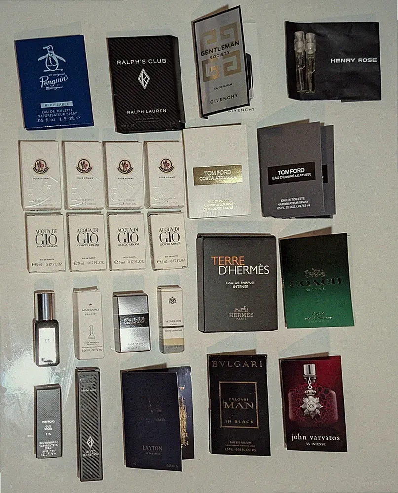 ⭐⭐ 28-Piece Designer & Niche Men's Perfume Lot - Moncler, Tom Ford, Hermes ++
