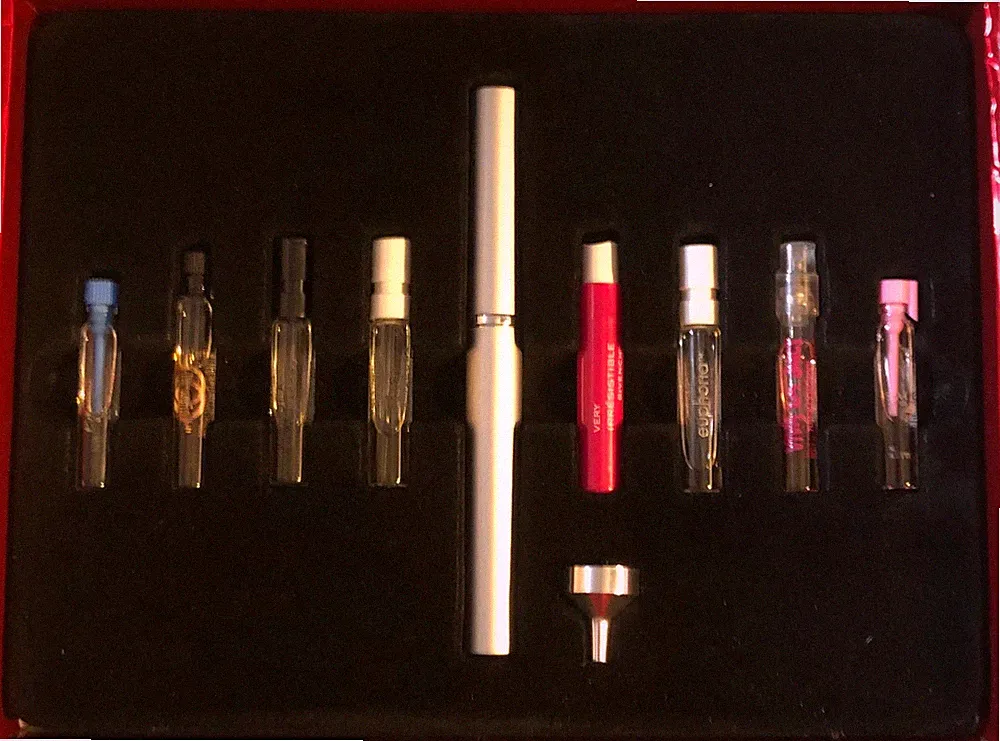 Atomizer 8 Designer Perfume Gift Set Gucci Versace Calvin Klein Doulce Gabanna