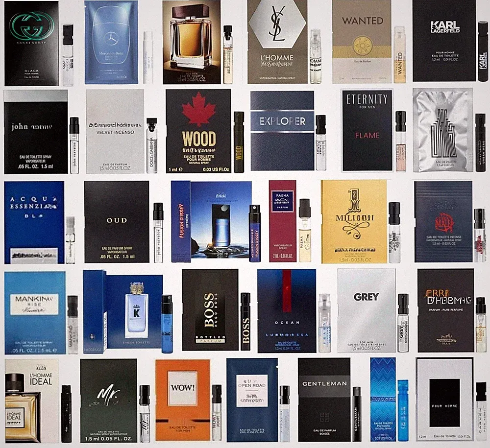 Father’s day_Men’s Designer perfume sample Lot x 8 assorted vials