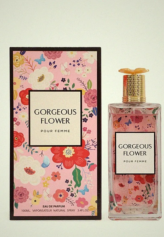 GORGEOUS FLOWER POUR FEMME designer perfume 3.4 oz EDP by MCH Beauty Fragrances