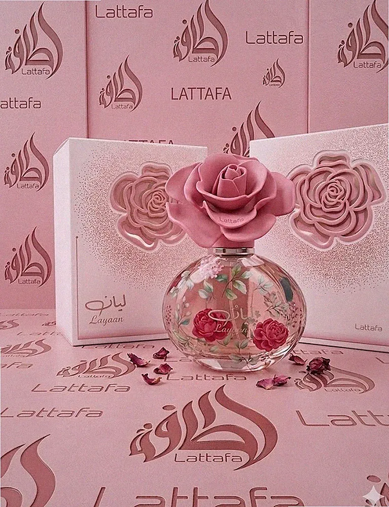 Lattafa Layaan Women's Fragrance Rose Floral Design