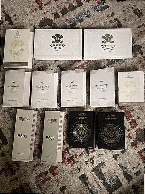 Perfume Sampler fragrance designer Travel-Size 12 PCS sampler set