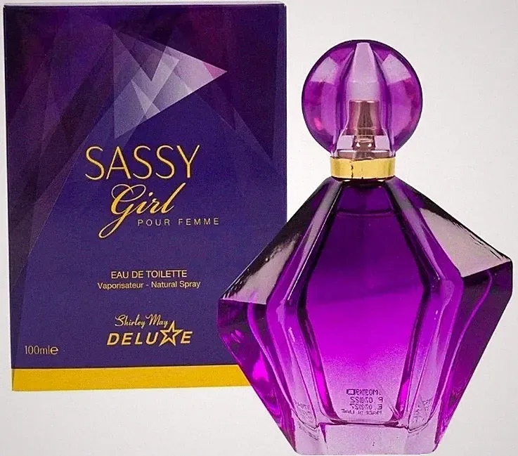 SASSY GIRL women's boutique designer EDT perfume 3.4 Oz by Shirley May Deluxe