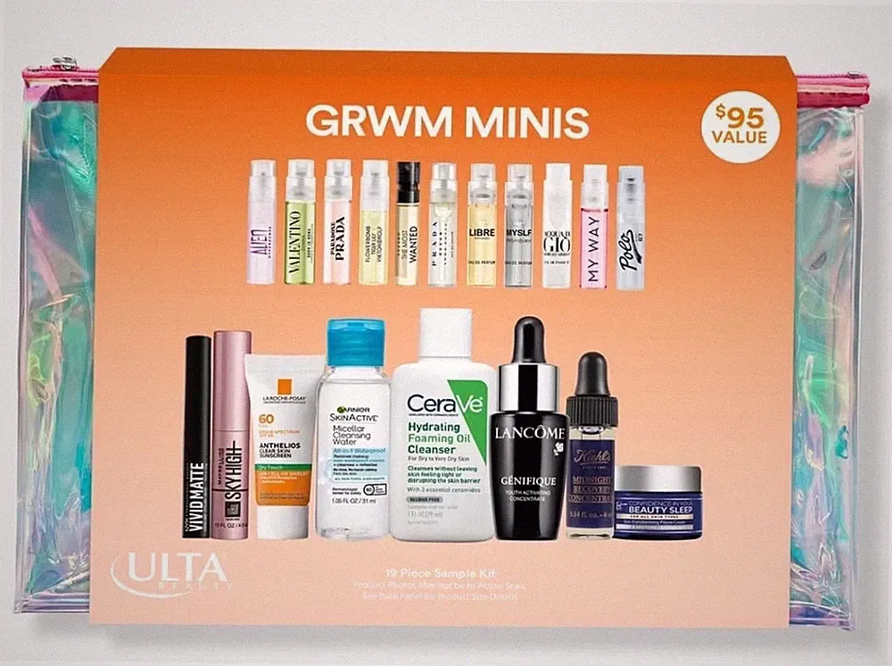 Ulta GRWM Minis Luxury Designer Fragrance Perfume Beauty Gift Travel Set NEW