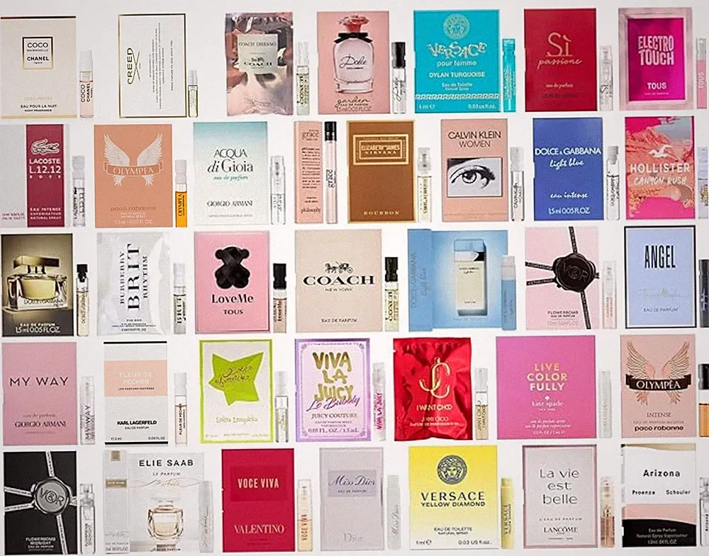 Women's Designer Perfume Sampler Lot Discovery Set x 10 Vials